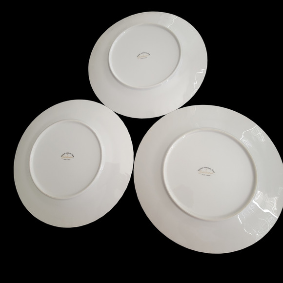 Gold Standard Dinner Plates Quality Porcelain China Made in Japan MCM Set of 3 - Picture 6 of 8